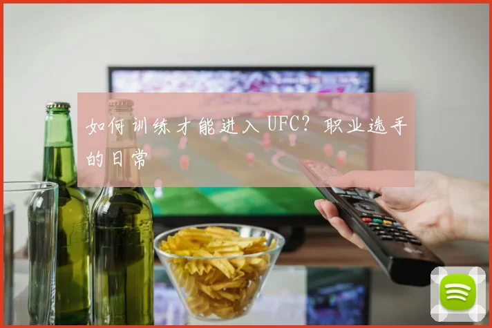 如何训练才能进入 UFC？职业选手的日常