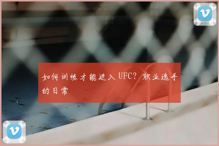 如何训练才能进入 UFC？职业选手的日常